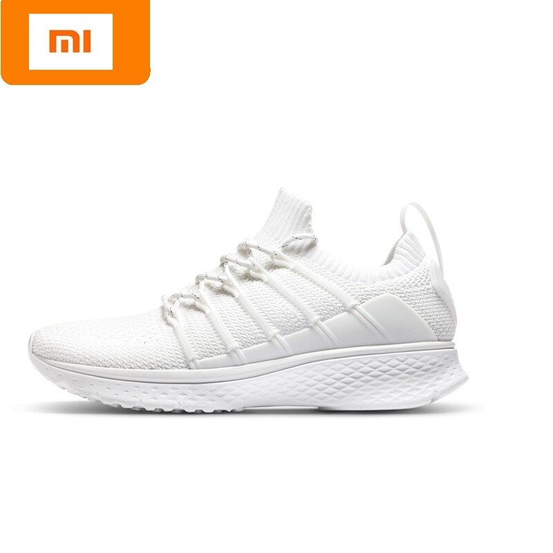 Original Xiaomi Mijia Sneakers 2 Men s Sports outdoor Shoes Mi smart sneaker Elastic Knitting Breathable Vamp Running Shoes 7MD Store